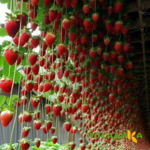 Клубника ампельная Анастасия купить по цене от 370р. в интернет-магазине «Посадика» с доставкой почтой в в Ногинске и по всей России – [изображение №1].